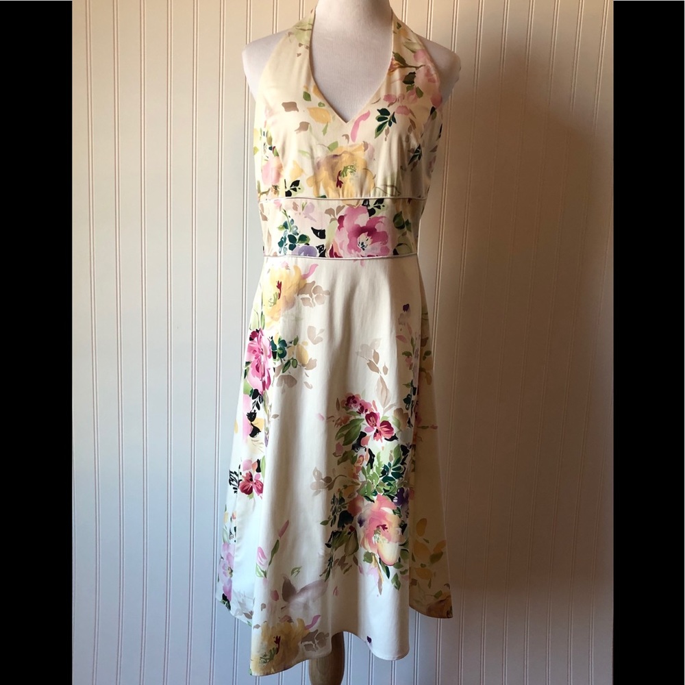 J.B.S. Ltd floral halter dress